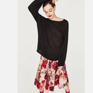 Zara Knitwear Balloon Sleeves Sweater